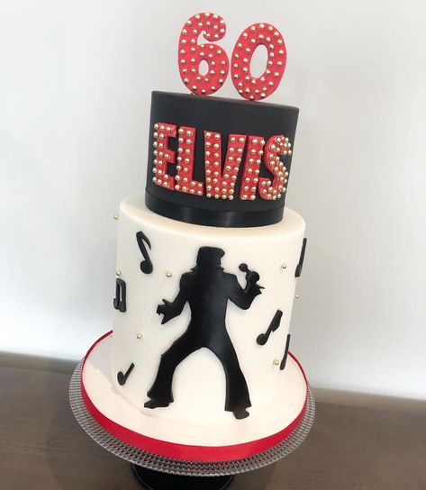 Elvis Themed Cake, Elvis Themed Birthday Cake, Elvis Themed Birthday Party, Elvis Birthday Cake, Elvis Birthday Party, Elvis Presley's Birthday, Elvis Party, Elvis Cake, Elvis Cakes