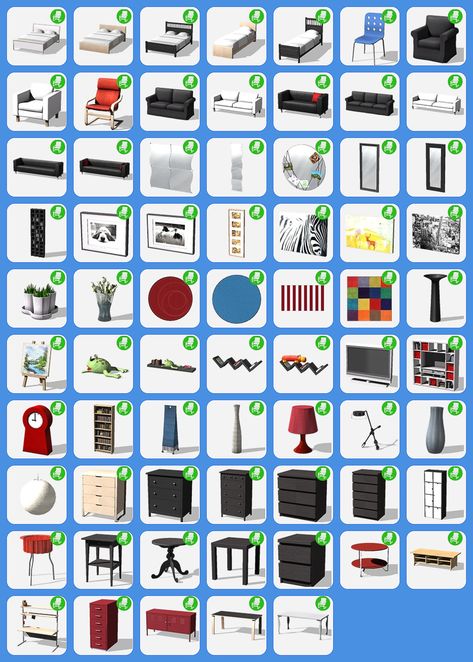 Mod The Sims - *11/5/21 UPDATE* The Sims 4 IKEA Home Stuff (V3) Sims 4 Ikea, Sims 4 Pack, Home Stuff, Sims Packs, Sims 5, The Sims 4 Packs, Sims 4 Mm Cc, Sims 4 Cc Folder, Casas The Sims 4