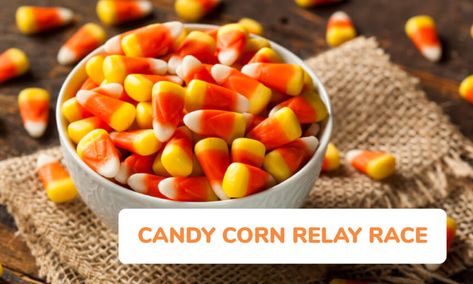 Have a candy corn relay race. Gold Canyon Candles, Pumpkin Games, Pumpkin Candy Corn, Relay Races, Halloween Games For Kids, Fun Fall Activities, Fall Preschool, Kids Candy, Small Pumpkins