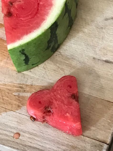 heart shaped watermelon ❤️ Shaped Watermelon, Strawberry Shortcake, Watermelon, Heart Shapes, Fruit