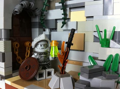 Lego Dark Souls: You Lit the Bonfire Lego Dark Souls, Dark Souls Crystal Lizard, Ornstein And Smough Dark Souls, Lego Kingdoms, Dark Souls Moonlight Greatsword, Dark Souls Meme Humor, Lego Videos, Lego Boards, Lego Castle