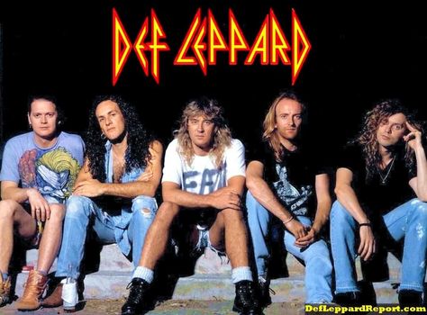 Def Leppard Band, Vivian Campbell, Phil Collen, Rick Savage, Hard Rock Music, Joe Elliott, Band Memes, Band Merchandise, Def Leppard