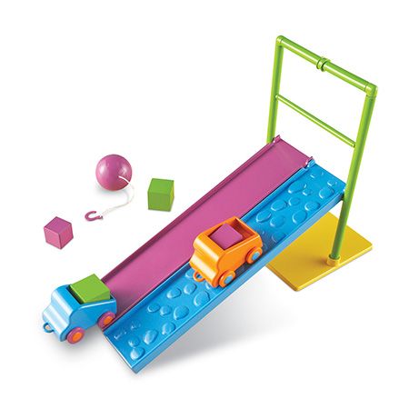 Learning Essentials™ STEM Force & Motion Activity Set Stem Learning Activities, Motion Physics, Pendulum Balls, Motion Activities, Physics Concepts, Stem Classroom, Discovery Toys, Force And Motion, Movement Activities