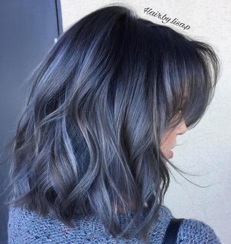 Grey Ombre Hair, Haircut And Color, Grey Hair Color, Ombre Hair Color, Hair Dye Colors, Hair Inspiration Color, Hair Inspo Color, Cool Hair Color, Grey Hair