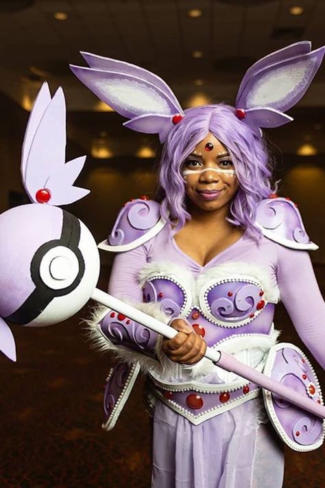 Black Female Cosplayers on Instagram Espeon Cosplay, Purple Cosplay, Black Cosplay, Pokemon Cosplay, Social Platform, Movies And Tv Shows, Favorite Books, Pokemon, Wonder Woman