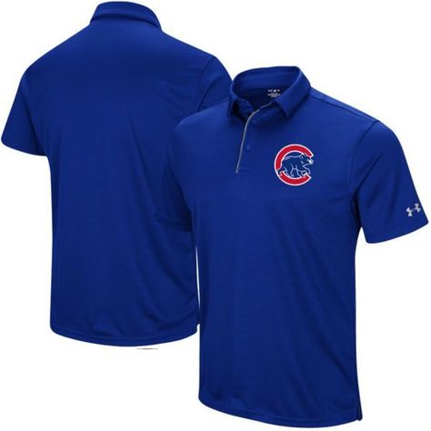 - This Is A Brand New Mlb Chicago Cubs Under Armour Polo Shirt - Size 5xl. - Royal Blue. - Official Licensed Product Of The Mlb. - Tags Still Attached. - 100% Polyester - Made By Fanatics. Cubs Logo, New York Yankees Logo, Clothing Staples, Staple Wardrobe Pieces, Chicago Cubs Logo, Business Outfits, Mens Big And Tall, Chicago Cubs, Mens Polo Shirts