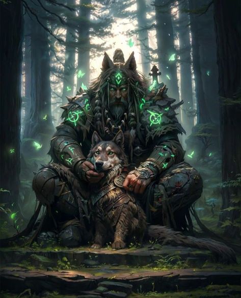 Diablo 4 Druid Art, Eso Warden, Psi Warrior Dnd, Barbarian Druid, Forest Shaman, Viking Shaman, Druid Tattoo, Dnd Druid, Viking Character