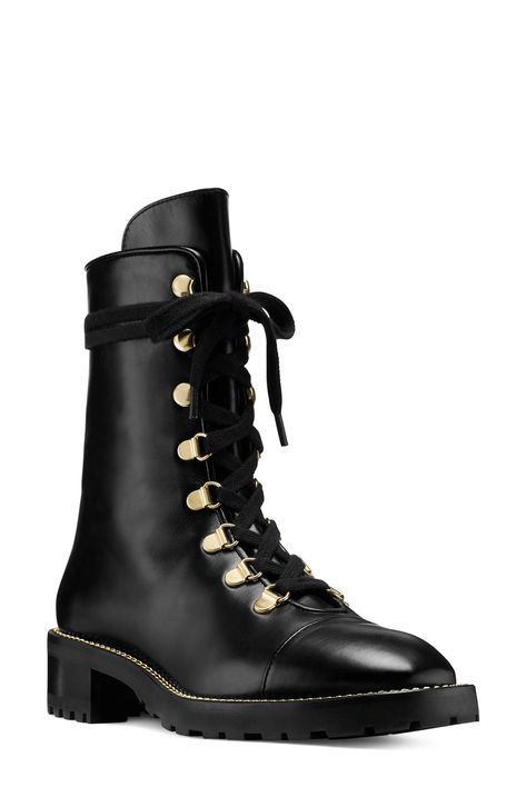 Discover great products at the best prices at Dealmoon. Stuart Weitzman Kolbie Combat Boot. Price:$299.97 at Nordstrom Rack Military Style Boots, Knee High Wedge Boots, Boot Chains, Luxury Boots, Womens Designer Boots, Womens Combat Boots, Combat Boot, Footwear Design Women, Shoes Booties