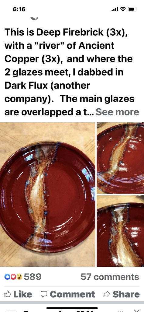 Firebrick Red, Glaze Combinations, Glaze Combos, Amaco Glazes, Ceramics Inspiration, Ceramic Glaze Recipes, Red Glaze, Tile Color, Pottery Workshop