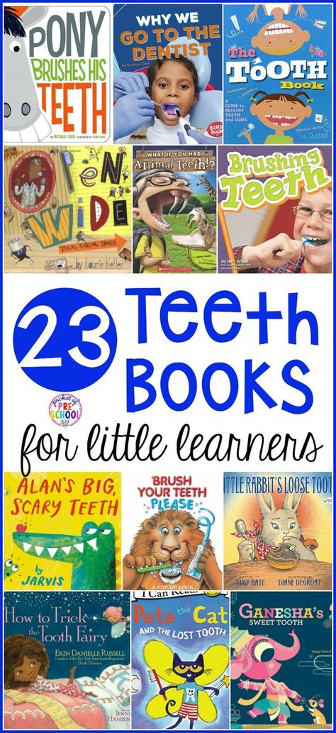 Dentist Books For Preschool, Dental Lesson For Preschool For Kids, Dental Heath For Preschool, Dental Education For Kids, Teeth Preschool, Dental Health Books, Dental Awareness, Health Preschool, Dental Health Week