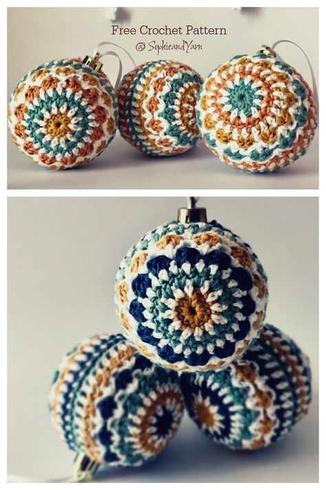 Crocheted Ornaments, Joululahjat Diy, Crochet Ornament Patterns, Crochet Xmas, Crochet Christmas Decorations, Crochet Ornaments, Lovey Blanket, Holiday Crochet, Crochet Christmas Ornaments