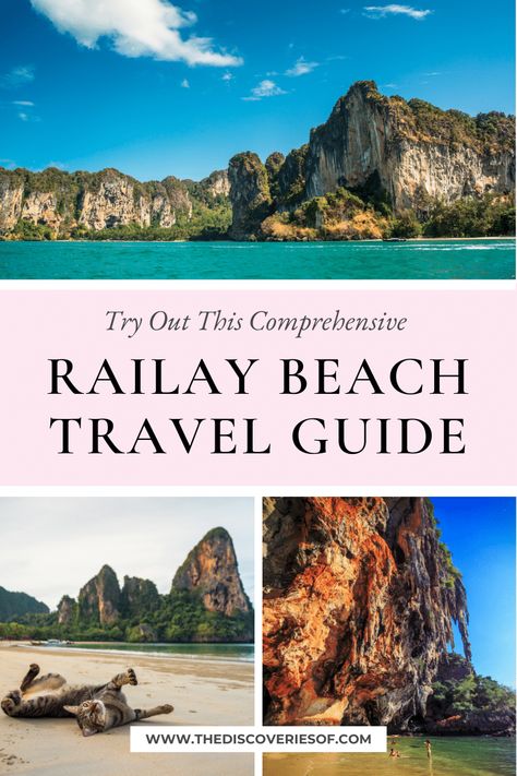 The Ultimate Guide to Railay Beach Railay Beach, Thailand Travel Tips, Thailand Beaches, Ao Nang, West Bay, Couple Travel, Island Tour, Beaches In The World, Island Hopping