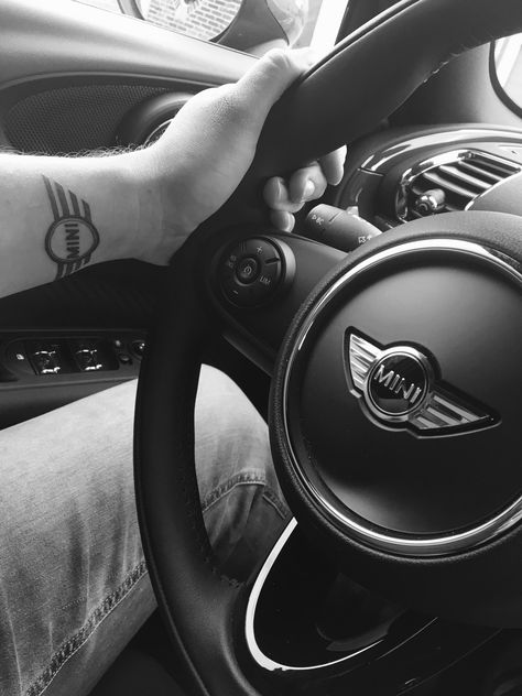 My New Mini Tattoo (Tattoo Ly) Mini Cooper Tattoo Ideas, Mini Car Tattoo, Mini Cooper Tattoo, Cooper Tattoo, Mini Tattoo, Mini Coopers, Car Tattoos, Cartoon Tattoos, Random Ideas