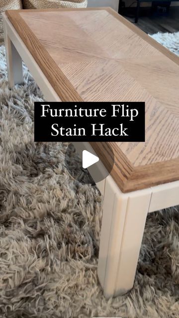 One of my favorite hacks when it comes to updating  orange furniture ✨  First things first, sand to remove as much of the previous stai... | Instagram Light Wood Stain, Light Stained Wood, Minwax Wood Stain, White Wood Stain, Red Oak Stain, Minwax Dark Walnut, Wood Conditioner, Special Walnut Stain, Orange Furniture