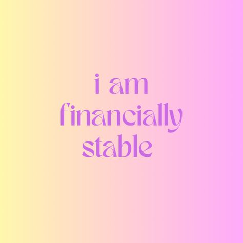 i am a money magnet, i am financially stable Finacially Stable Asthetic, I Am Financially Stable, Stable Income Aesthetic, Financial Stability Affirmations, Financially Stable Quotes, Financial Stable Aesthetic, Financially Secure Aesthetic, Financially Stable Vision Board, Financial Aesthetic Vision Board