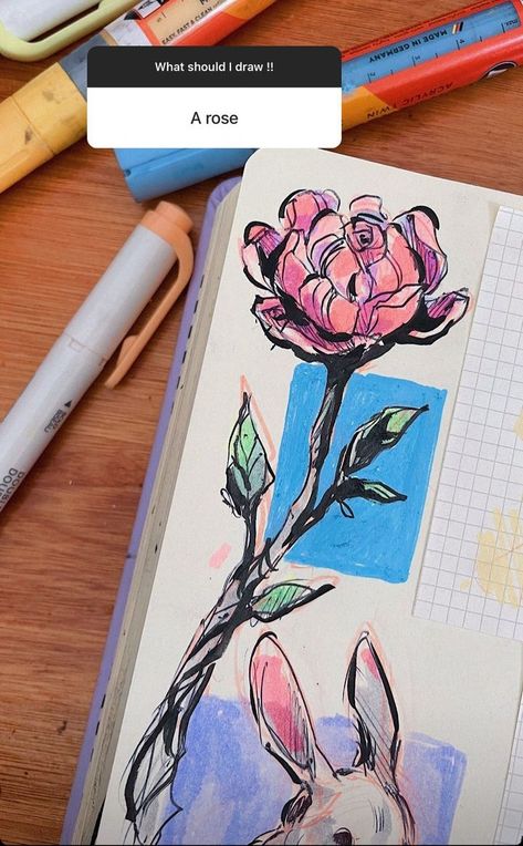 Sketchbook Spread Ideas, Sketchbook Spread, Sketchbook Journal, Sketchbook Cover, Sketchbook Art Journal, Bullet Journal Design Ideas, Marker Drawing, Sketchbook Inspiration, Book Art Drawings