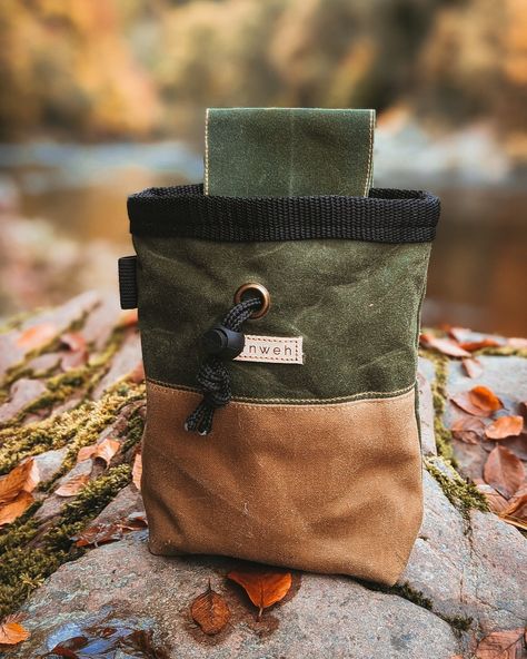 Fernweh UK rock climbing chalk bag Waxed canvas chalk bag Rock climbing, made in Scotland, handmade chalk bag Diy Chalk Bag Rock Climbing, Chalk Bag Diy, Climbing Chalk Bag Pattern, Chalk Bag Pattern, Climbing Chalk Bags, Sewn Bags, Rock Climbing Chalk Bag, Climbing Chalk Bag, Backpack Sewing