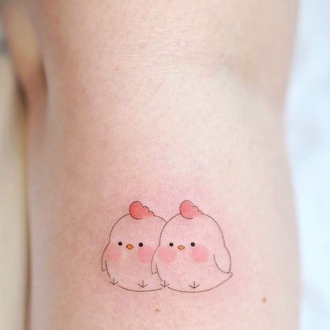 Feeling Judged, Tattoos With Deep Meaning, Obesity Awareness, Chicken Tattoo, Kitten Tattoo, Tattoo Mini, Pink Tattoo, White Ink Tattoo, Mini Tattoo