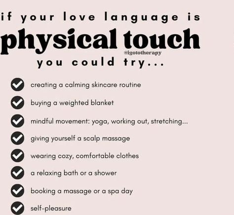 Physical Touch Self Care, No Relationship, Life Coaching Business, 2024 Goals, Touch Love, Physical Touch, Relaxing Bath, Scalp Massage, Weighted Blanket