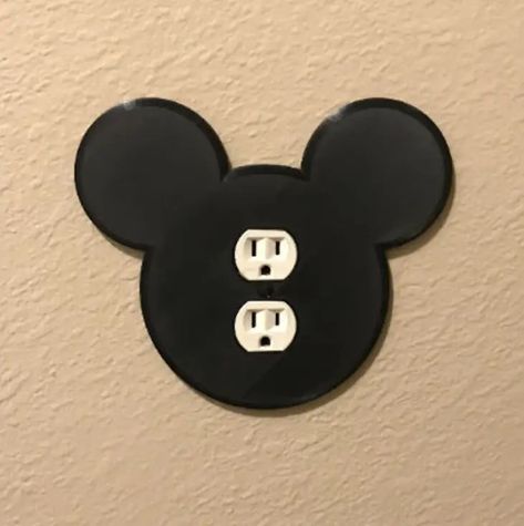 Ideas For New House, Disney Addict, Disney Castle, Cover Style, Light Switch Cover, Disney Merchandise, Electrical Outlets, Mickey And Minnie, Light Switch Covers