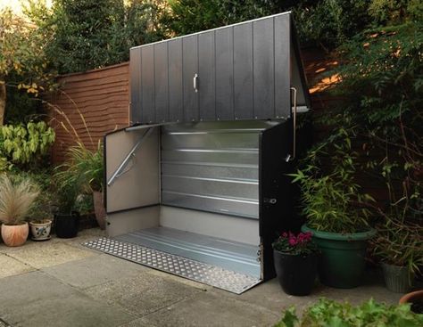 Bicycle Storage Shed, Apartment Garage, Outdoor Bike Storage, Bike Shelter, Bin Shed, Ground Anchor, Bicycle Store, Outdoor Biking, Bin Store