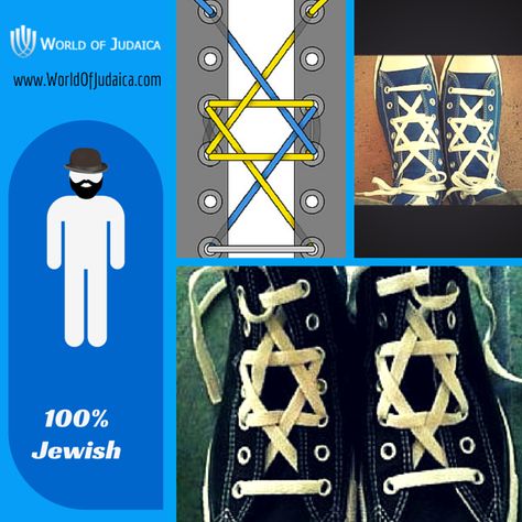 How to get shoelaces in a Star-of-David shape  #starofdavid Heart Laces Shoes Tutorial, How To Lace Converse, Baby Clothes Country, Ways To Lace Shoes, Checkered Shoes, Jewish Star, Corset Fashion, Jewish Recipes, Tie Shoelaces