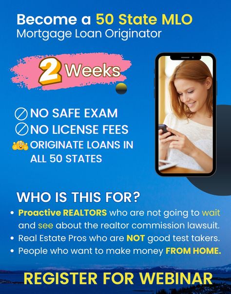 How to Become a Mortgage Loan Originator (No Exam) Loan Originator, Mortgage Loan Originator, Mortgage Loan Officer, Mortgage Loan, Loan Officer, Business Checks, Credit Union, Credit Repair, Mortgage Loans