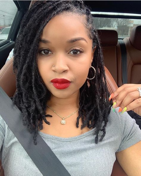 Dreads Styles For Women, Short Locs, Beautiful Dreadlocks, Short Locs Hairstyles, Faux Locs Hairstyles, Dreadlock Styles, Dreads Styles, Natural Hair Twists, Natural Hair Updo