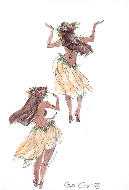 Drawing Reference Dancing, Glen Keane, Polynesian Art, Hawaii Art, Hawaiian Art, Disney Concept Art, Arte Inspo, Concept Art Drawing, Drawing Reference Poses