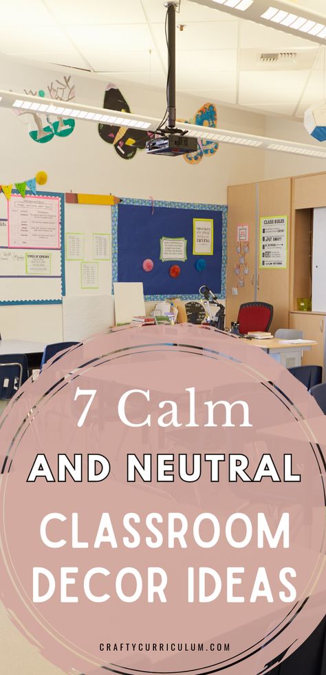 Do you need a new classroom decor set for your elementary classroom? In this blog post we share 7 different calm and neutral classroom decor themes that will fit perfectly in your room. From farmhouse theme. coffee theme, llama, rustic, and more these 7 sets are great for your classroom and budget friendly. See all 7 themes and ideas here. Classroom Neutral Theme, Calm Classroom Decor Preschool, Classroom Wall Colors, Gray Classroom Theme, Calm Classroom Themes, Classroom Color Scheme Ideas, Calming Classroom Themes, Unique Classroom Themes Elementary, Theme For Classroom