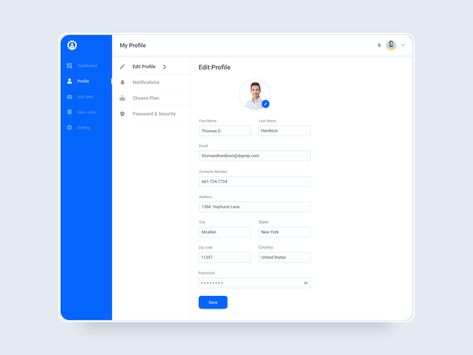 Edit Profile by Md Abadul Biswas 🔥 for ITO Team on Dribbble User Profile Web Design, Profile Edit Design, Edit Profile Ui Design, Profile For Facebook, Profile Page Ui, Profile Page Design, Fintech Dashboard, Profile Web Design, Form Ui