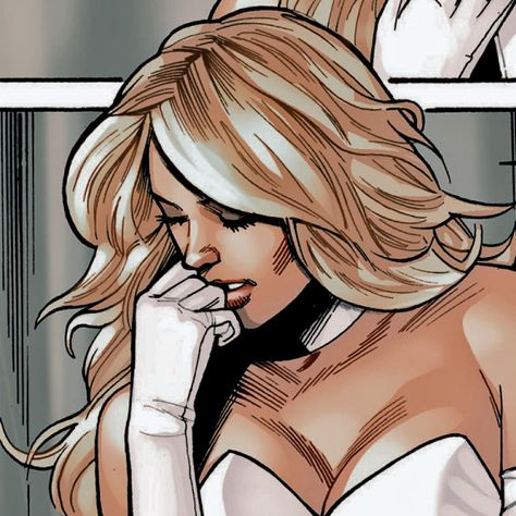 Dc Comics Women Icon, Comic Superhero Women, Marvel Women Icons, Marvel Comic Women, Comic Girl Pfp, Emma Frost Comic Icons, Marvel Woman Characters, Emma Frost Icons, Marvel Comics Pfp