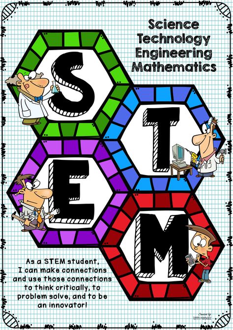 This a fun, colorful, and engaging STEM poster that would look great in any classroom. It coordinates with my FREE Engineering and Design Poster. Stem Poster, Stem Posters, Stem Students, Steam Ideas, Stem Lab, Stem Projects, Science Resources, Classroom Design, Elementary Science