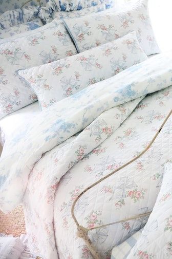 LoveShackFancy’s New Wallpaper & Bedding Collection Is A Cottagecore Lover’s Dream Rose Duvet Cover, Twin Xl Duvet Covers, Quilted Throw, Heirloom Quilt, Quilted Sham, Antique Pink, Rose Wallpaper, King Duvet, King Duvet Cover