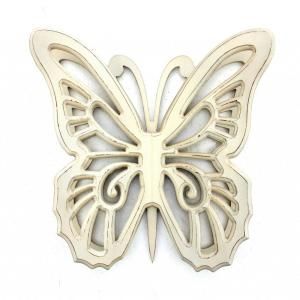 Litton Lane 21 in. x 16 in. Natural Iron Butterfly Wall Sculpture 58527 - The Home Depot Wooden Butterfly, Wood Butterfly, Cute Wall Decor, Braided Area Rugs, Wooden Screen, Butterfly Wall Decor, Weathered White, Wooden Cutouts, Outdoor Wall Art