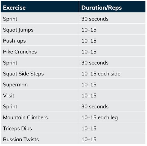 Muscular Endurance Workout, Sprint Circuit Workout, Muscular Endurance Exercises, Endurance Training Workouts, Weight Circuit, Body Weight Circuit, Volleyball Conditioning, Circuit Workouts, Agility Workouts