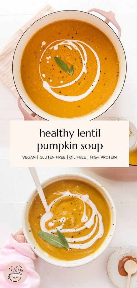 Vegan Soup Pumpkin, Pumpkin Lentil Soup Recipe, Vegan Pumpkin Stew, Vegan Recipes With Pumpkin, Fall Soup Recipes Non Dairy, Vegan Winter Soups And Stews, Vegetarian Pumpkin Soup, Pumpkin Soup Dairy Free, Pumpkin And Lentil Soup