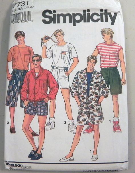 Men's Tshirt Button down Casual Shirt and by retroactivefuture, $8.00 Sewing Pattern Men, Sporty Summer, Mens Sewing Patterns, Vintage Tennis, Tennis Shorts, Mens Tennis, Gold Shorts, Simplicity Sewing Patterns, Tennis Clothes