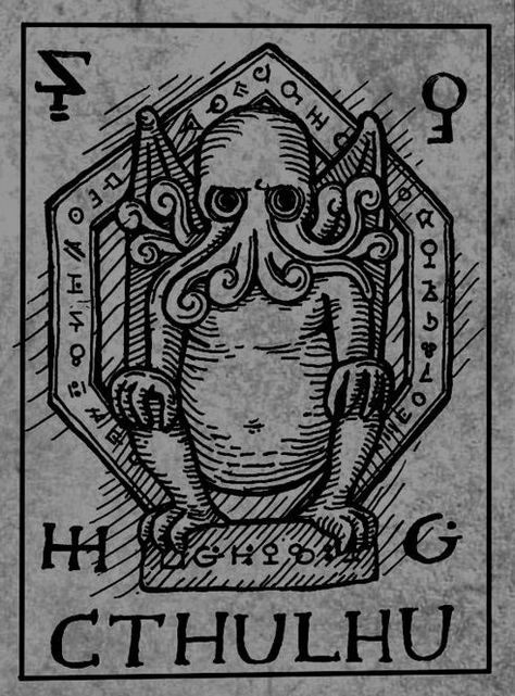 Dr Zoidberg, Cthulhu Tattoo, Lovecraft Art, Fictional Books, Yog Sothoth, Cthulhu Art, Lovecraft Cthulhu, Weird Fiction, Lovecraftian Horror