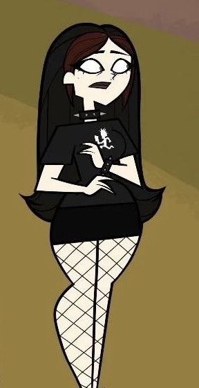 And for what?💀 Goth Total Drama Island, Cartoon Character Black Hair, Me As A Character Cartoon, Goth Girl Pfp Cartoon, Paige Total Drama, Emo Characters Cartoon, Gothic Cartoon Characters, Emo Cartoon Characters, Brown Hair Goth