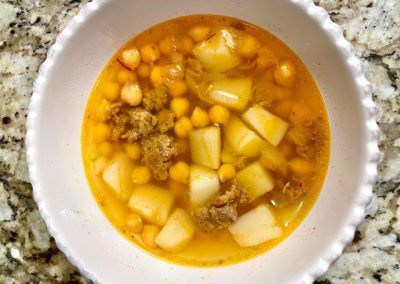 Spanish Bean Soup (Adapted from The Columbia Restaurant) - Tailgate Guru Columbia Restaurant Spanish Bean Soup, Spanish Bean Soup Columbia, Columbia Restaurant Recipes, Spanish Bean Soup Recipe, Spanish Bean Soup, Garbanzo Bean Soup, November Recipes, Spanish Beans, Spanish Soup