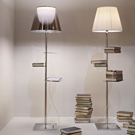 Smart Tiles, Modern Bookshelf, Unique Floor Lamps, Floor Standing Lamps, Dimmable Lamp, Luminaire Design, Modern Floor Lamps, Philippe Starck, Diffused Light