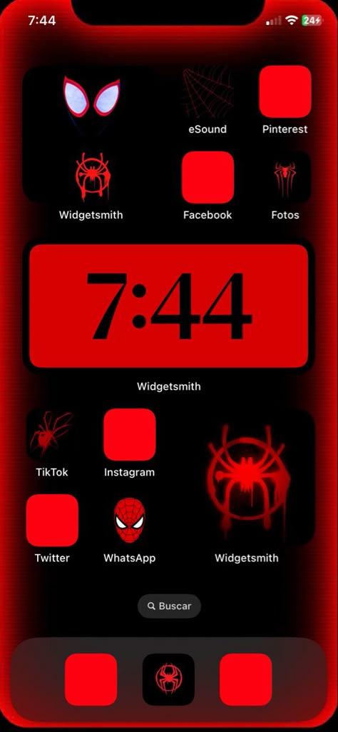 Iphone App Layout Spiderman, Miles Morales Layout, Spiderman Phone Theme Miles, Spider Man Iphone Layout, Miles Morales Ios 16, Spiderman Iphone Layout, Spiderman Iphone Theme, Miles Morales Homescreen Layout, Spiderman Phone Layout