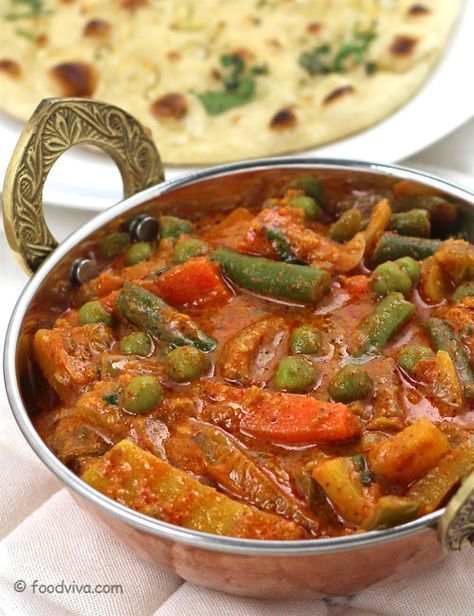 Vegetable Kolhapuri - Spicy Curry of Mixed Vegetables - Recipe with Step by Step photos Veg Kolhapuri Recipe, Veg Kolhapuri, Punjabi Recipes, Vegetable Gravy, Veg Recipe, Spicy Curry, Golden Sunrise, Beans Curry, Punjabi Food