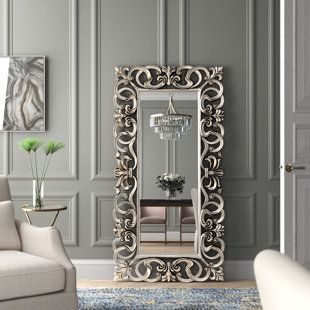 Huge Mirror Living Room, Countryside Bedroom, Teaching Punctuation, Mirrored Furniture Decor, Mirror Resin, Decorative Bathroom Mirrors, Large Floor Mirror, Glam Furniture, Traditional Bathroom Vanity