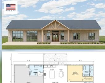 40x40 Barndominium Floor Plans With Loft, 35x45 Barndominium, Barndominium Floor Plans With Butler Pantry, 40x60 Pole Barn House Plans With Loft And Garage, 2 Bed 1.5 Bath Barndominium, Floor Plan With Dimensions, Custom Floor Plans, Ceiling Plan, Barn Style House Plans