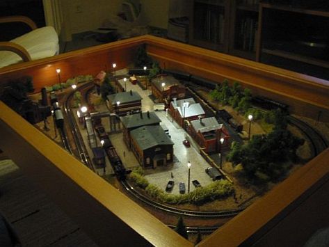 train tables for adults | IKEA coffee table with miniature train set inside | Designbuzz ... #modeltrainlayouts #modeltrainsets Ikea Table Hack, Ikea Coffee Table, Model Train Table, Ikea Table, Train Table, Train Miniature, N Scale Trains, Model Train Sets, Ho Trains