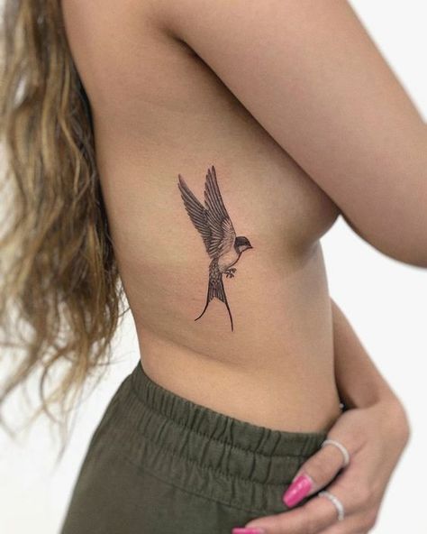 Sparrow Tattoo Design, Swallow Tattoo Design, Swallow Bird Tattoos, Bird Tattoo Meaning, Bird Tattoos For Women, Vogel Tattoo, 16 Tattoo, Nature Details, Black Bird Tattoo