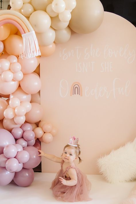 1st Bday Boho Theme, Rainbow One Birthday, First Year Birthday Party Ideas, Onederful Rainbow Birthday, Isn’t She Lovely Birthday, Boho Rainbow One Year Old Party, Onederful Boho Rainbow Birthday, Isn’t She Lovely Isn’t She Wonderful Birthday Decor, Isn’t She Lovely Isn’t She Onederful Birthday