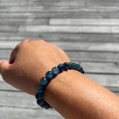 High quality AAA Blue kayanite bracelet! Enhance your look and inner calm with a blue kyanite bracelet! 💙✨ Known for clear communication and balanced energy, this gemstone offers stress relief, mental clarity, and dream enhancement. Embrace these benefits and elevate your style! . . . . . . . . . . #BlueKyanite #HealingStones #GemstoneJewelry#orphicstones#tarotwithrama#jewelry #love#communication #instagood #crystal#gemstones #gemsandminerals #gems Love Communication, Kyanite Bracelet, Clear Communication, Blue Kyanite, Mental Clarity, Gems And Minerals, Healing Stones, Gemstone Jewelry, Communication